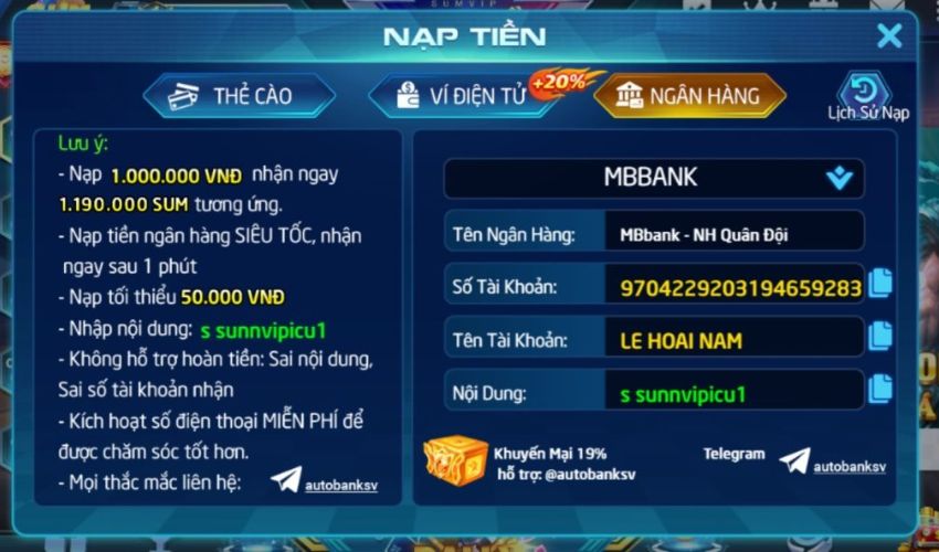 hướng dẫn game sumvip 2